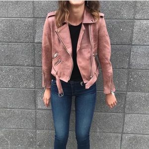 Dex - Boutique - pink leather motorcycle jackets M